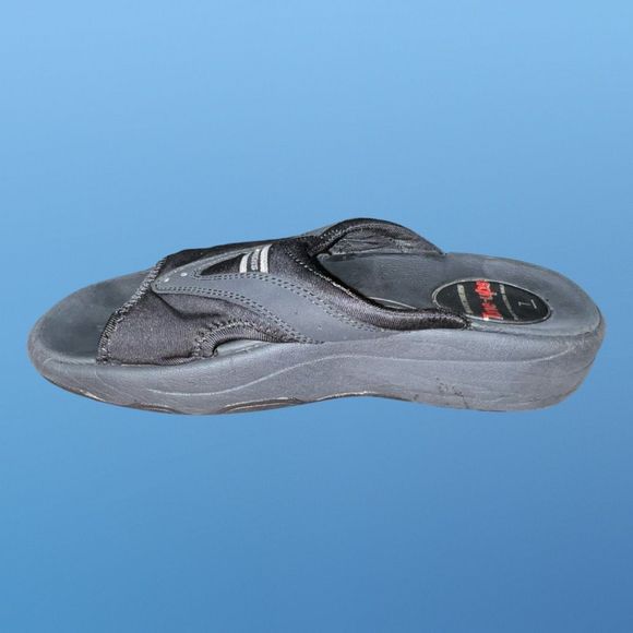 Skechers Tone Ups Toning Flip Flops Sandals Black Size 7 - Picture 5 of 5